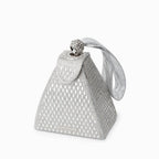 Crystal Pyramid Handbag – Glamorous Luxe Clutch