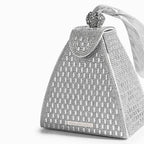 Crystal Pyramid Handbag – Glamorous Luxe Clutch