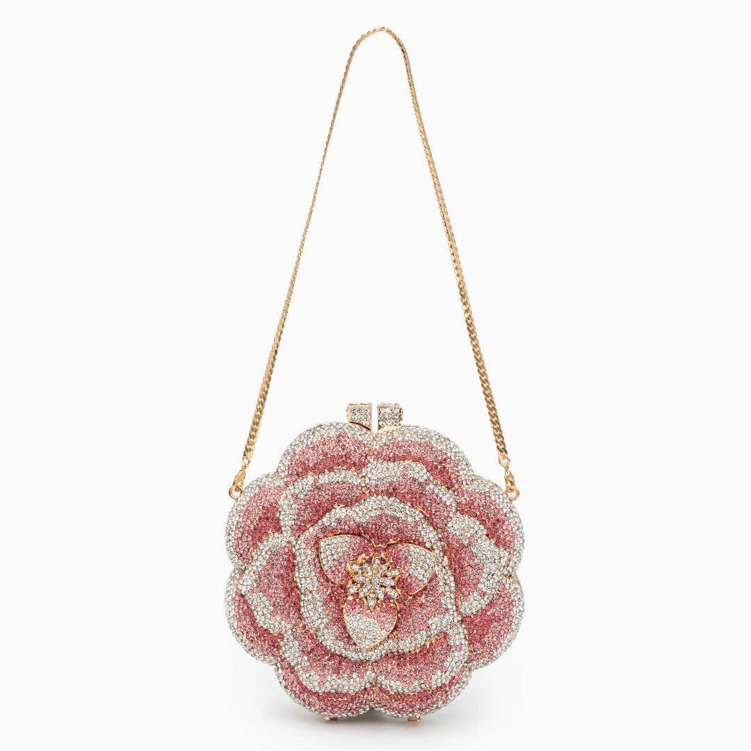 Jeline Floral Clutch – Statement Luxe Evening Piece