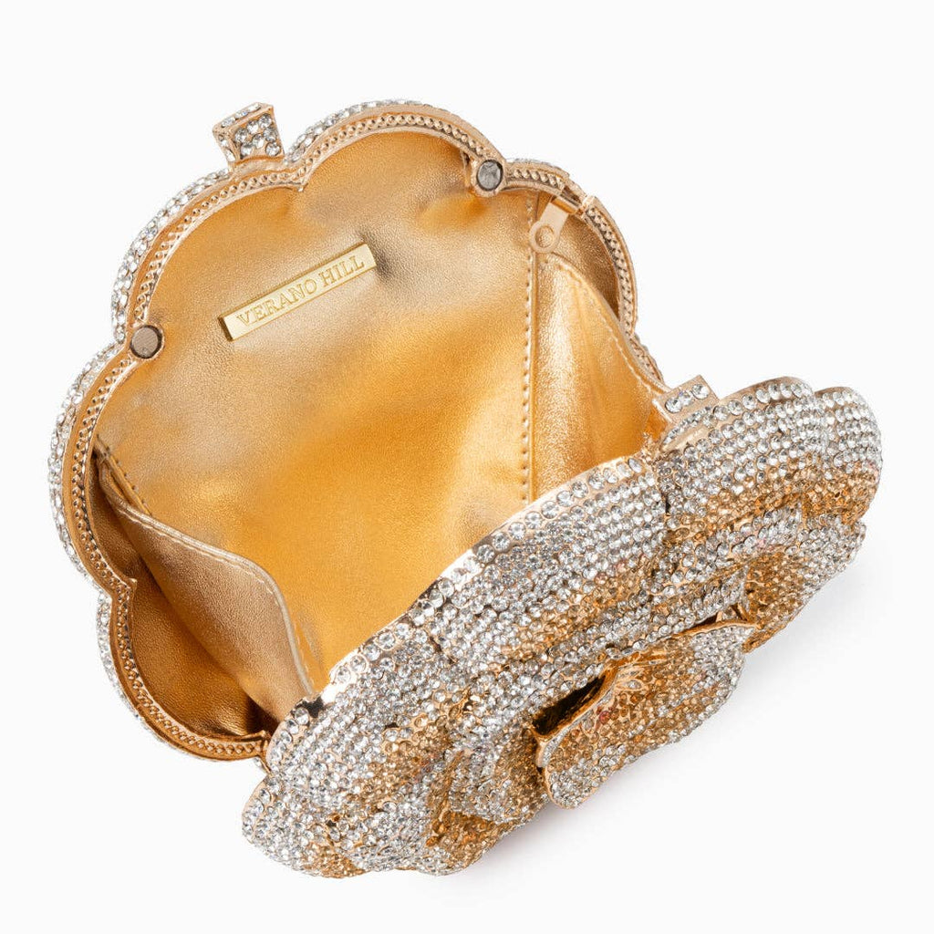 Jeline Floral Clutch – Statement Luxe Evening Piece