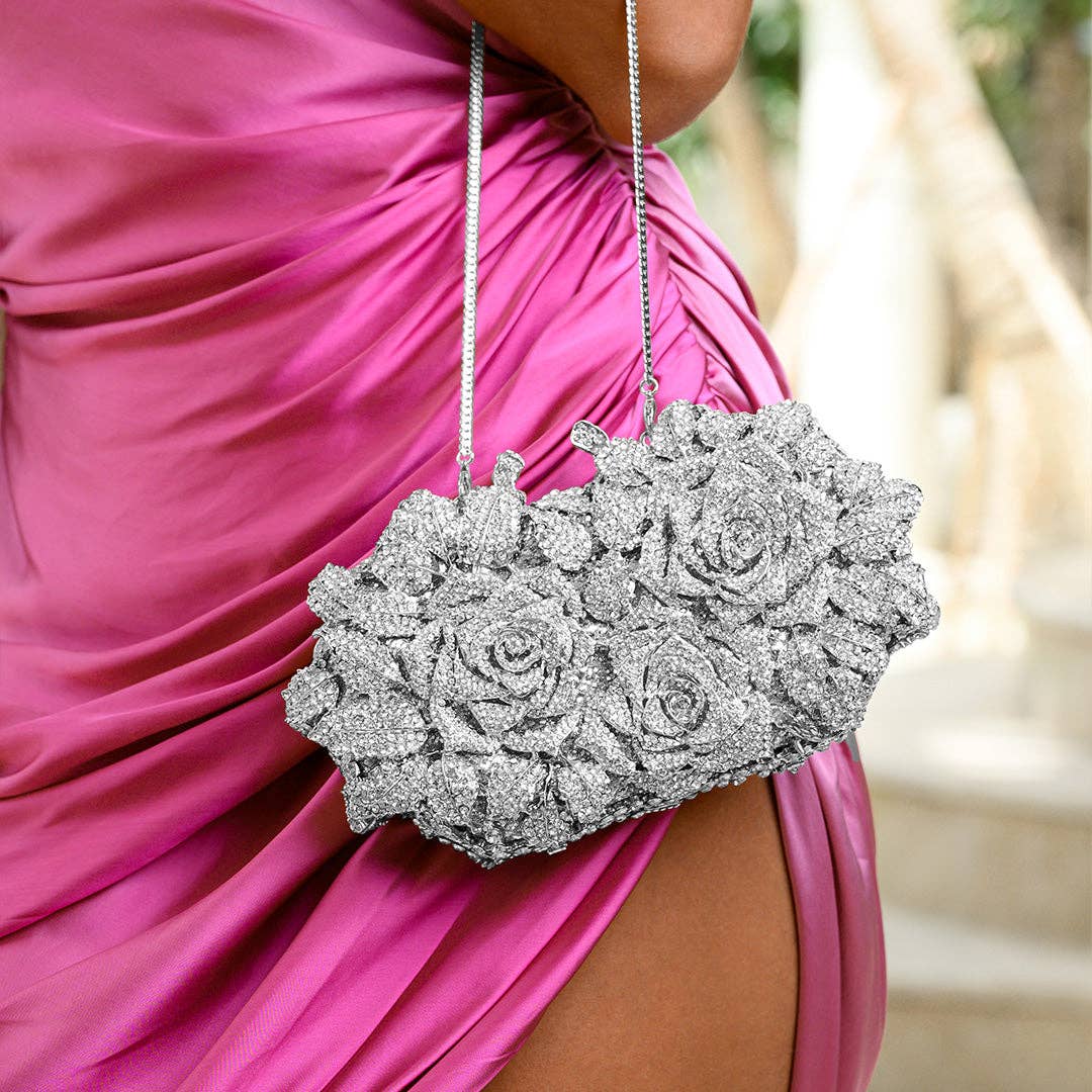 Cecilia Rose Clutch – Elegant Statement Evening Bag