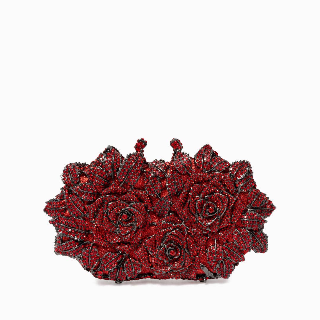 Cecilia Rose Clutch – Elegant Statement Evening Bag