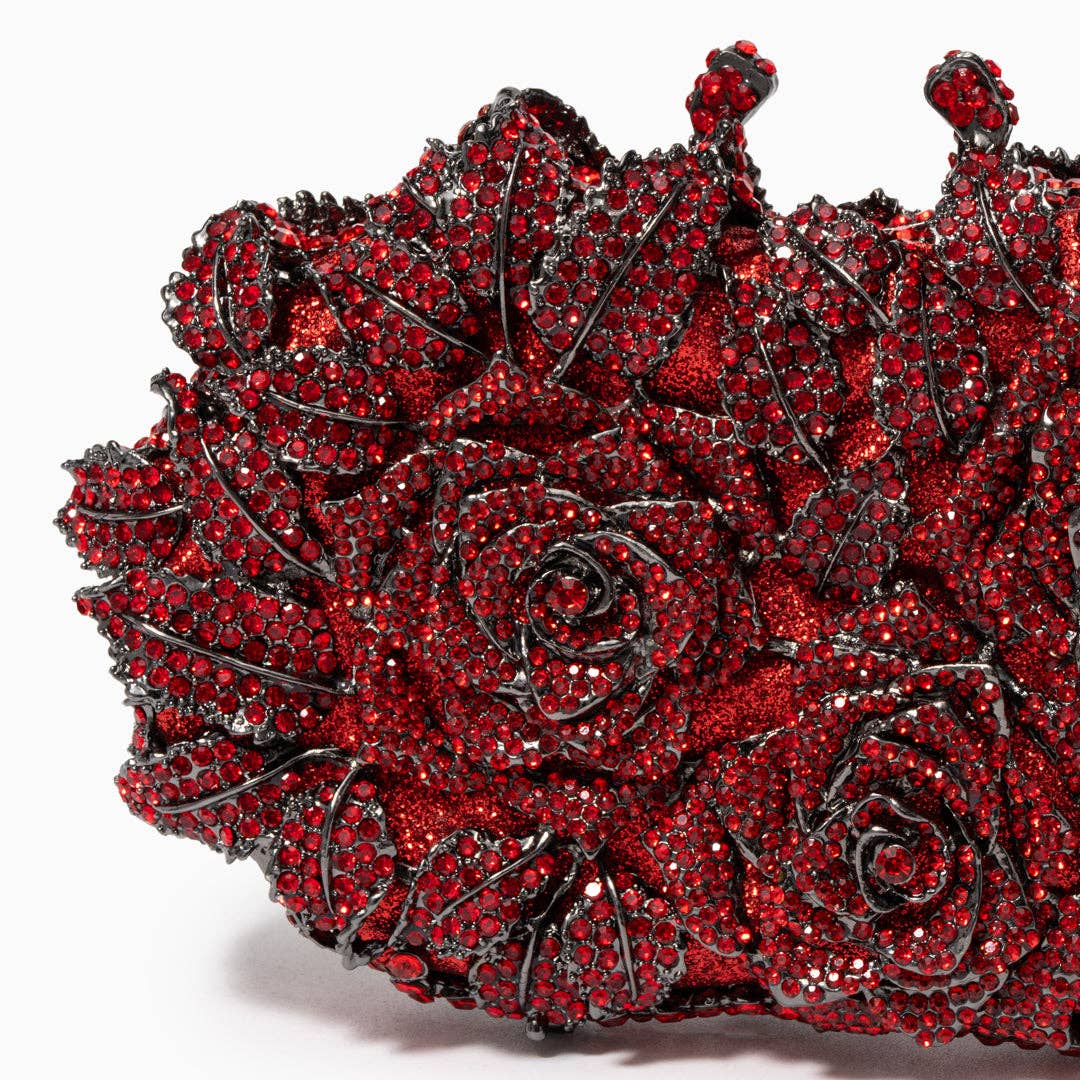 Cecilia Rose Clutch – Elegant Statement Evening Bag