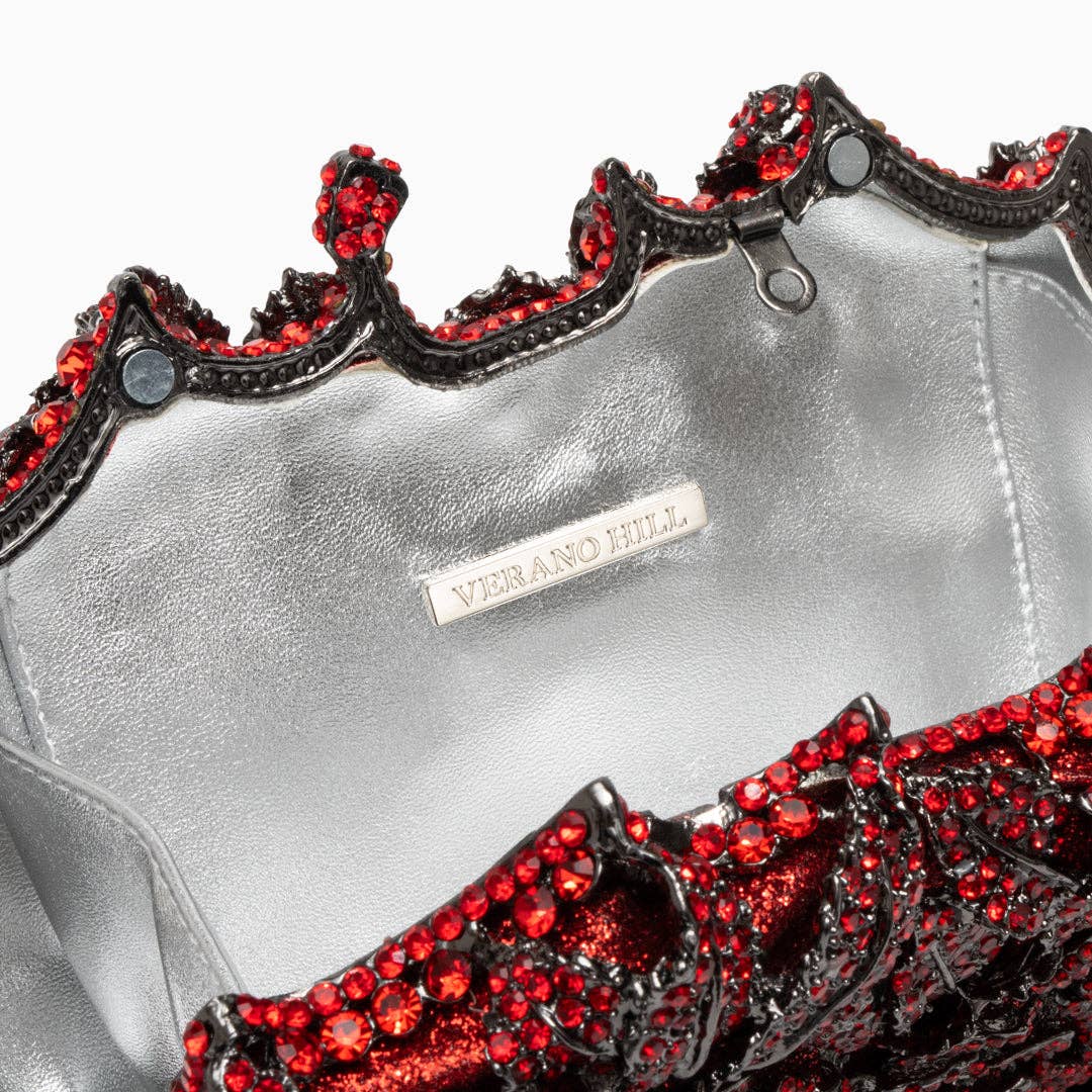 Cecilia Rose Clutch – Elegant Statement Evening Bag