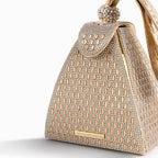 Crystal Pyramid Handbag – Glamorous Luxe Clutch