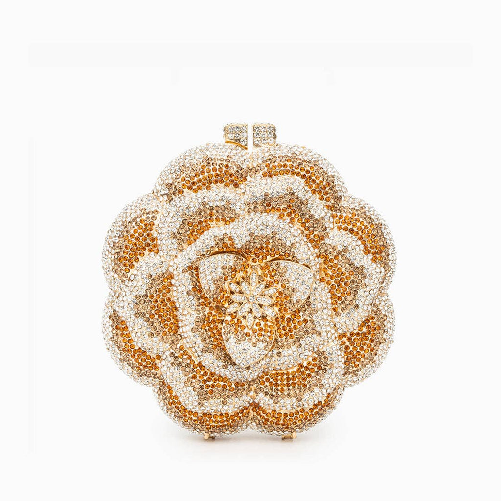 Jeline Floral Clutch – Statement Luxe Evening Piece