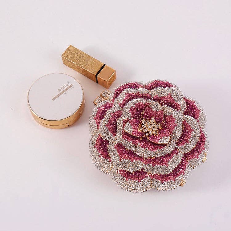 Jeline Floral Clutch – Statement Luxe Evening Piece