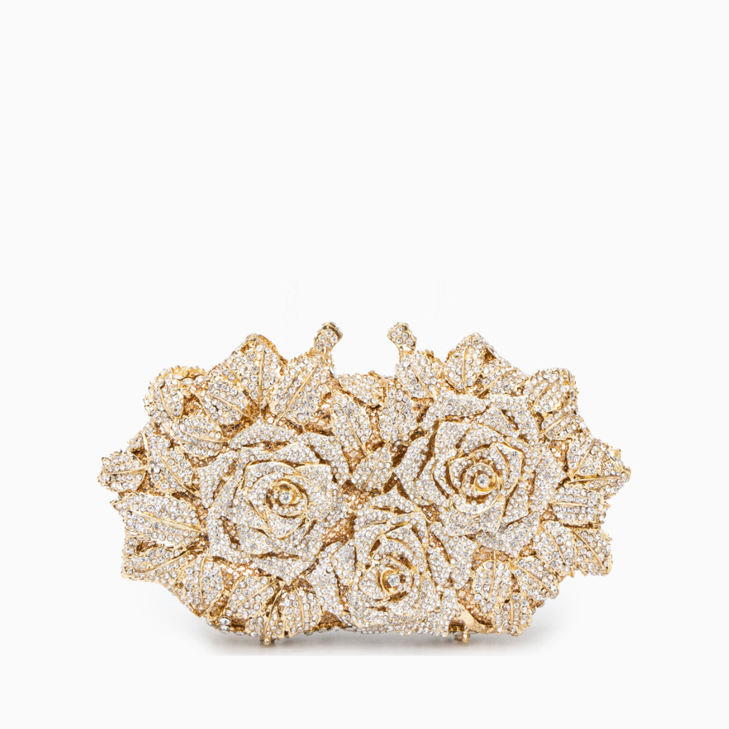 Cecilia Rose Clutch – Elegant Statement Evening Bag