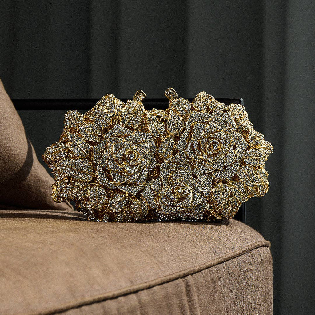 Cecilia Rose Clutch – Elegant Statement Evening Bag