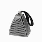 Crystal Pyramid Handbag – Glamorous Luxe Clutch