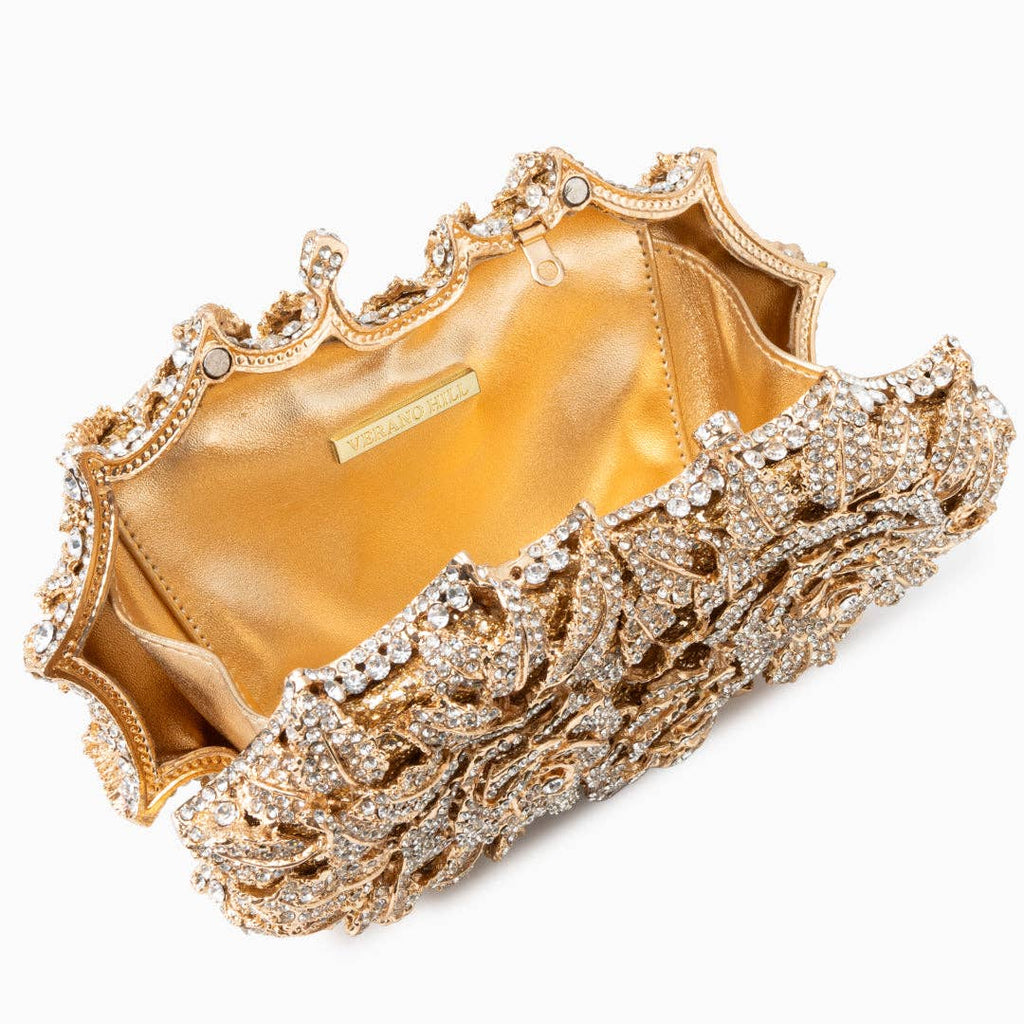 Cecilia Rose Clutch – Elegant Statement Evening Bag