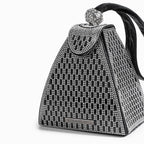 Crystal Pyramid Handbag – Glamorous Luxe Clutch