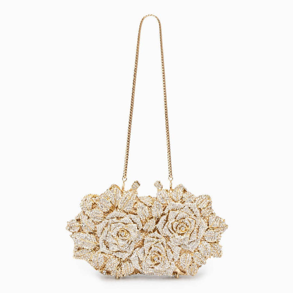 Cecilia Rose Clutch – Elegant Statement Evening Bag