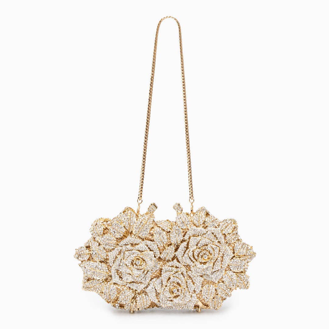 Cecilia Rose Clutch – Elegant Statement Evening Bag