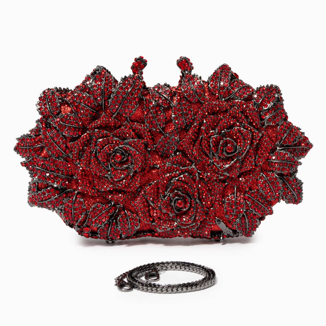 Cecilia Rose Clutch – Elegant Statement Evening Bag