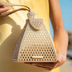 Crystal Pyramid Handbag – Glamorous Luxe Clutch