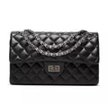 Reese Quilted Black Bag