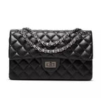 Reese Quilted Black Bag
