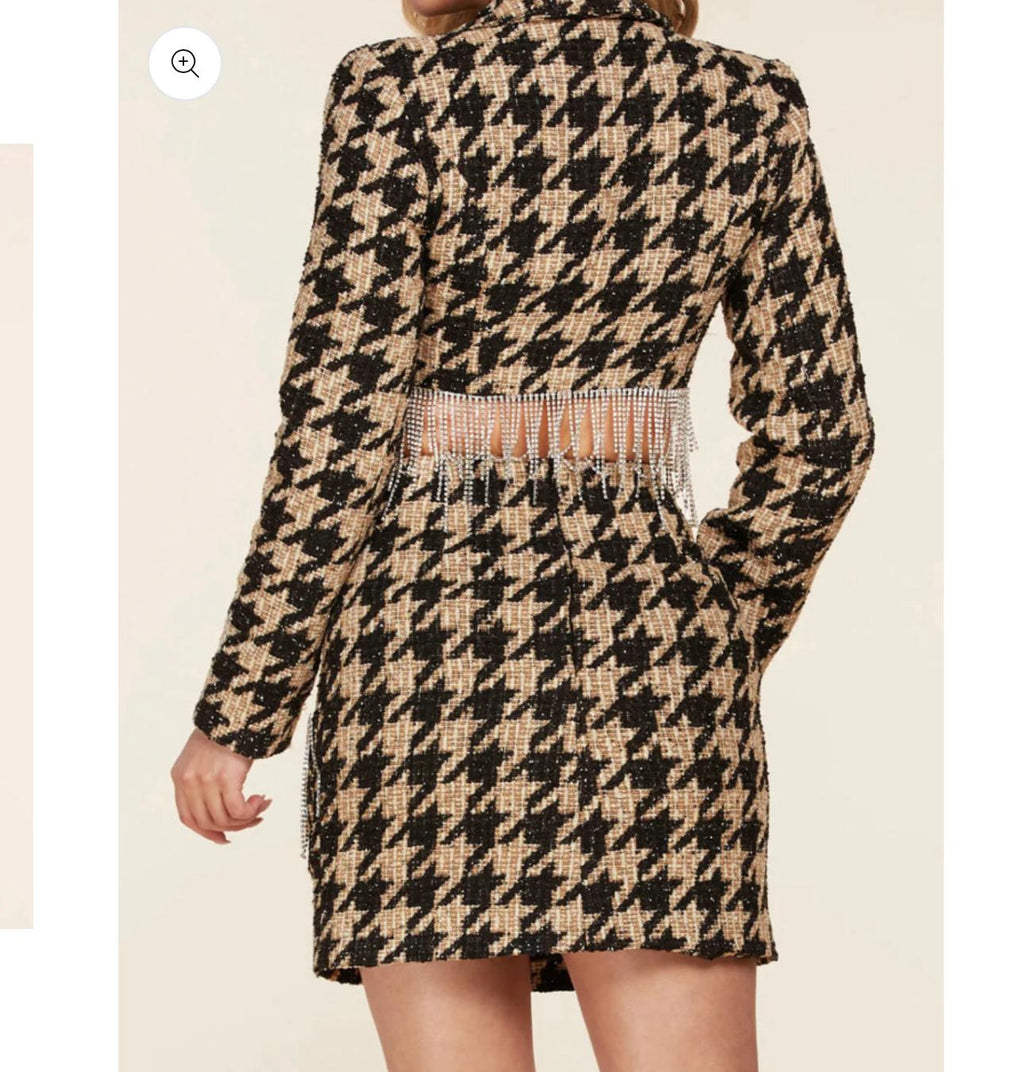 Tweed Crystal Blazer