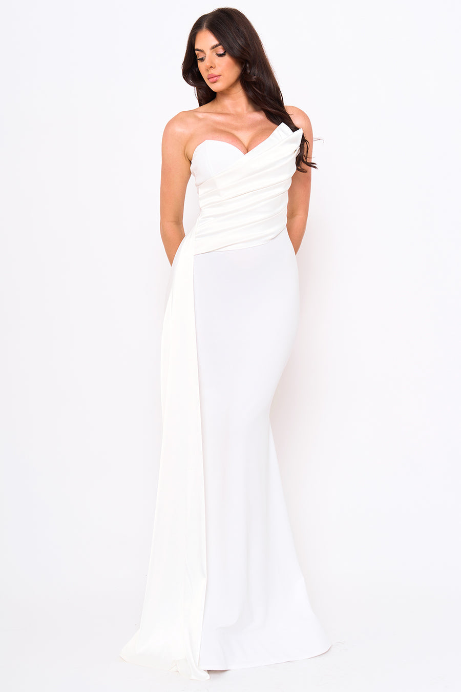 The Eleanor Draped Gown