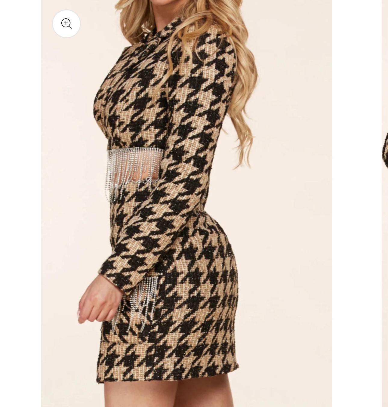 Tweed Crystal Blazer
