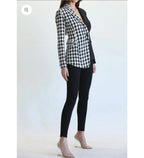 Houndstooth Tweed Blazer