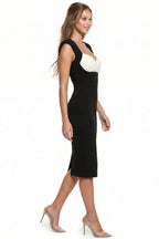 Monique Chiffon Bust Midi Dress