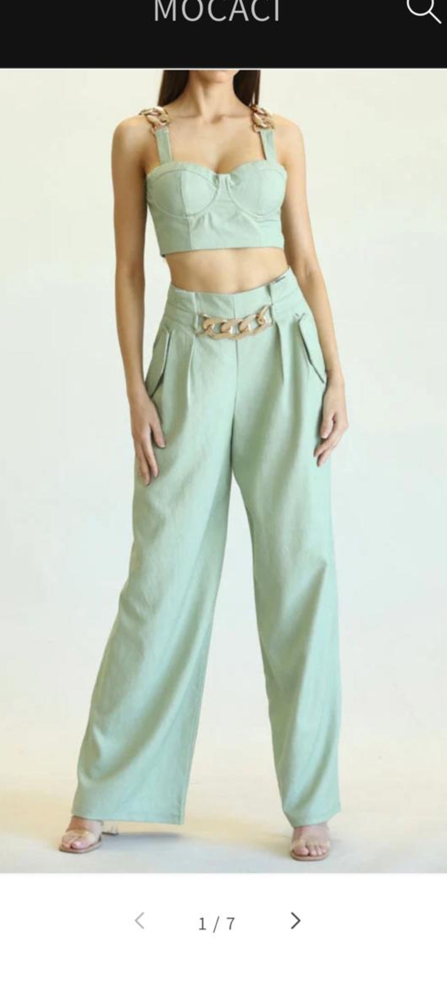 Mint Green Summer Two-Piece