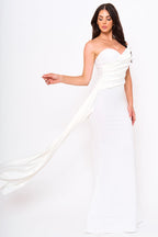 The Eleanor Draped Gown