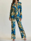 Baroque Print Blazer + Pant set