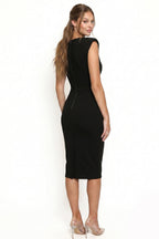 Monique Chiffon Bust Midi Dress