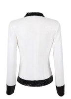 Sequined Black & White Blazerr