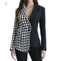 Houndstooth Tweed Blazer